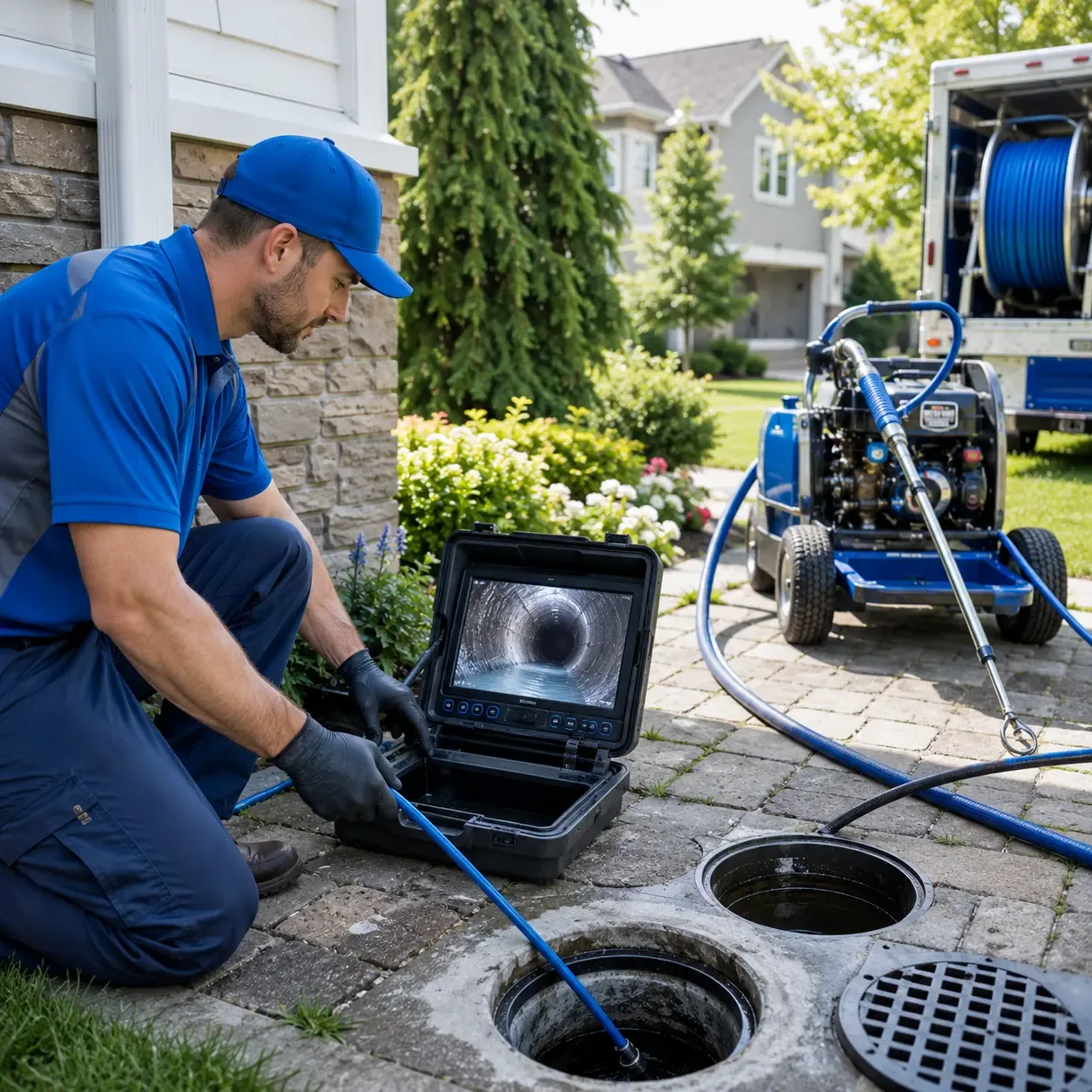 Outdoor drain cleaning professionals serving Saint Peter, MN